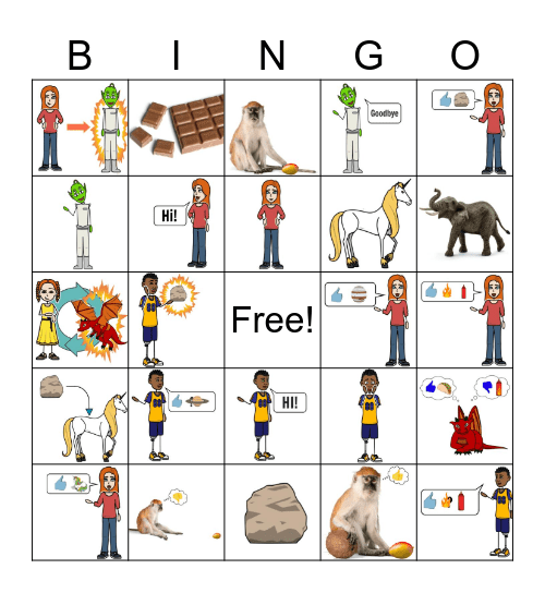 Vamos Unit 1 Bingo Card