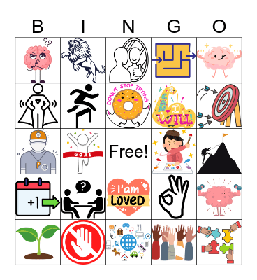 Growth Mindset Bingo Card