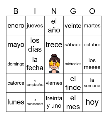 La Fecha Bingo Card