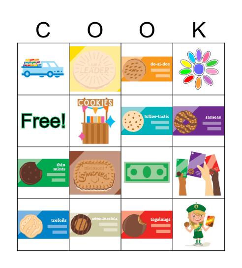 COOKIE BINGO Card