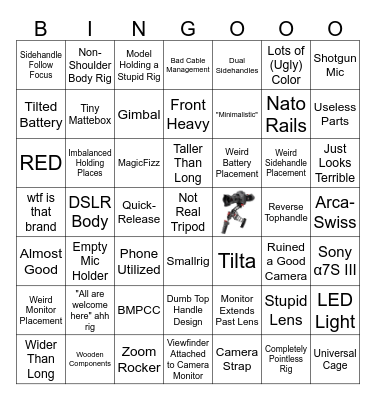 RUN AND GUN 2.0 Bingo Card