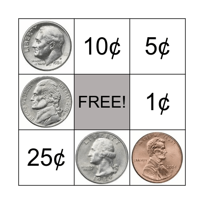 COINS Bingo Card