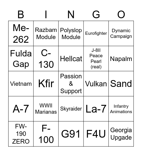 2025 and Beyond Bingo Card