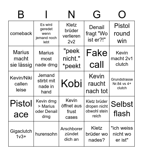 512 Rprsnt bng cs2 Bingo Card