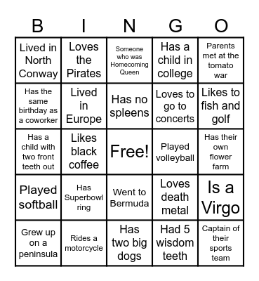 JCLaw Bingo Card