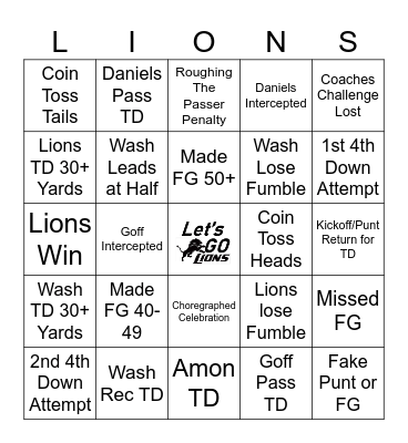 GRID IRON HEROES!!! Bingo Card