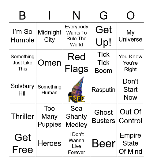 Marks Greedy Birthday Picks Bingo Card