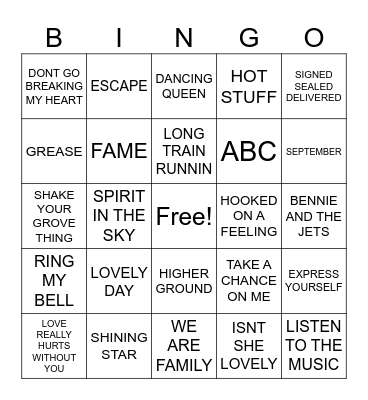 BRENDA BINGO Card