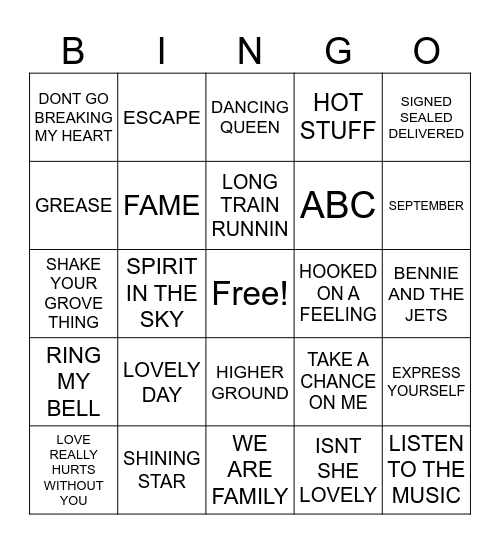 BRENDA BINGO Card