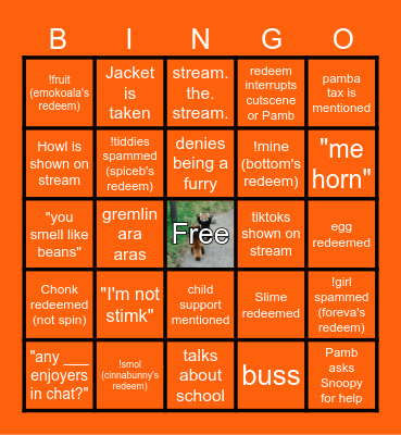 Ailubear Bingo #2 Bingo Card