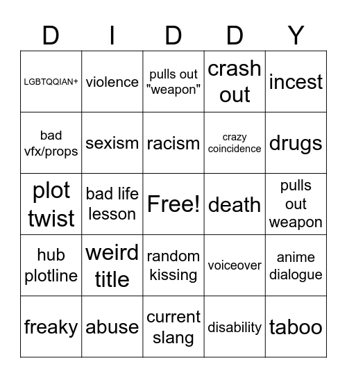 Tomorrow's Teachings Bingo Card