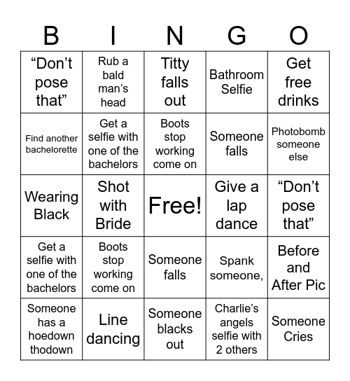 Bach Nash Bingo Card