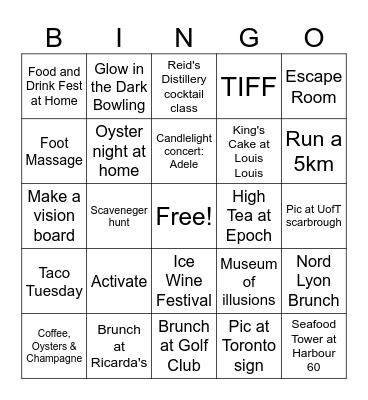 50th BIRTHDAY BINGO! Bingo Card