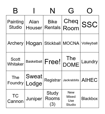 IAIA BINGO Card