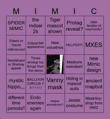 THE ECRET OF TH EMIMIC FEB SOP BINGO Card