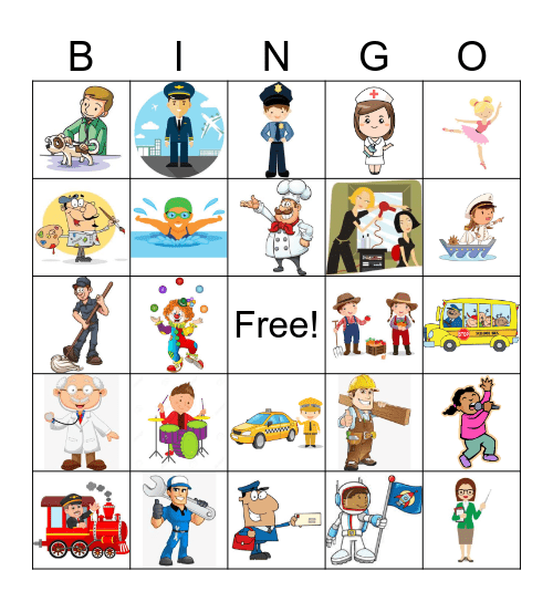 JOBS Bingo Card