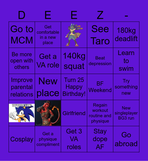KK 2025 Bingo Card