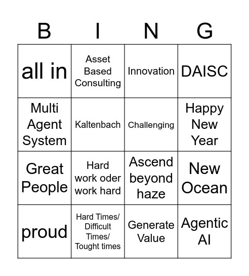 BINGO MASSIMO Bingo Card