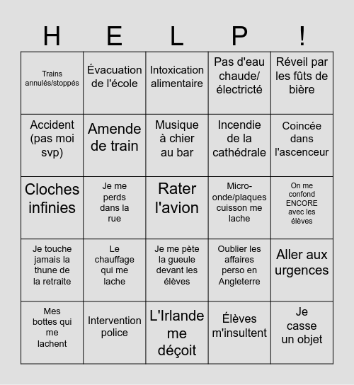 Dafaq is happening in the UK Bingo Card