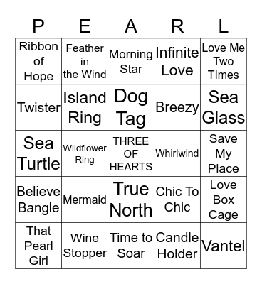 I GOT PEARLS Bingo Card