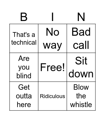 Snakeskin Bingo Card