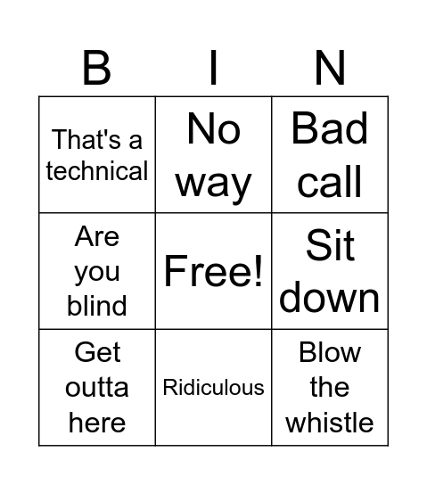 Snakeskin Bingo Card