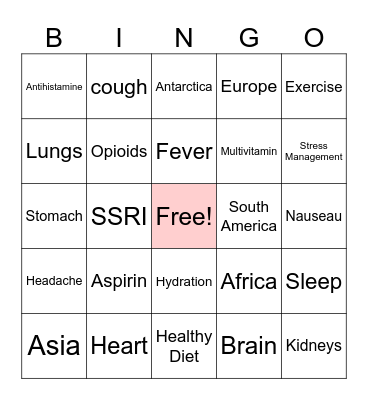 MPC Bingo Card