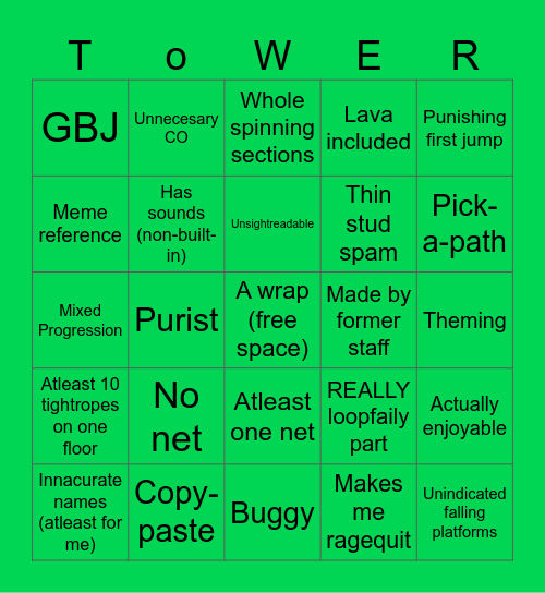 etoh bingo Card