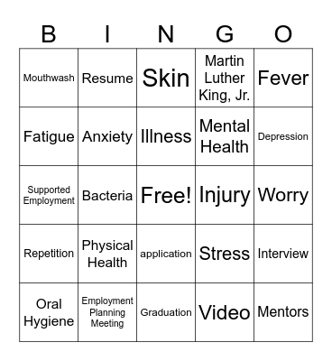 Trivia Bingo Card
