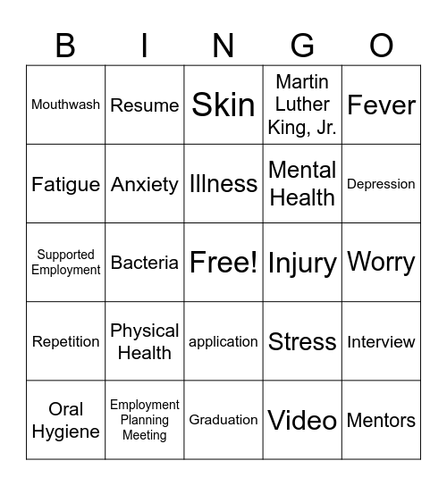 Trivia Bingo Card