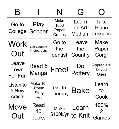 2025 ayeeeee Bingo Card