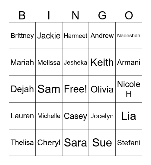 Neurology Agents Bingo Card