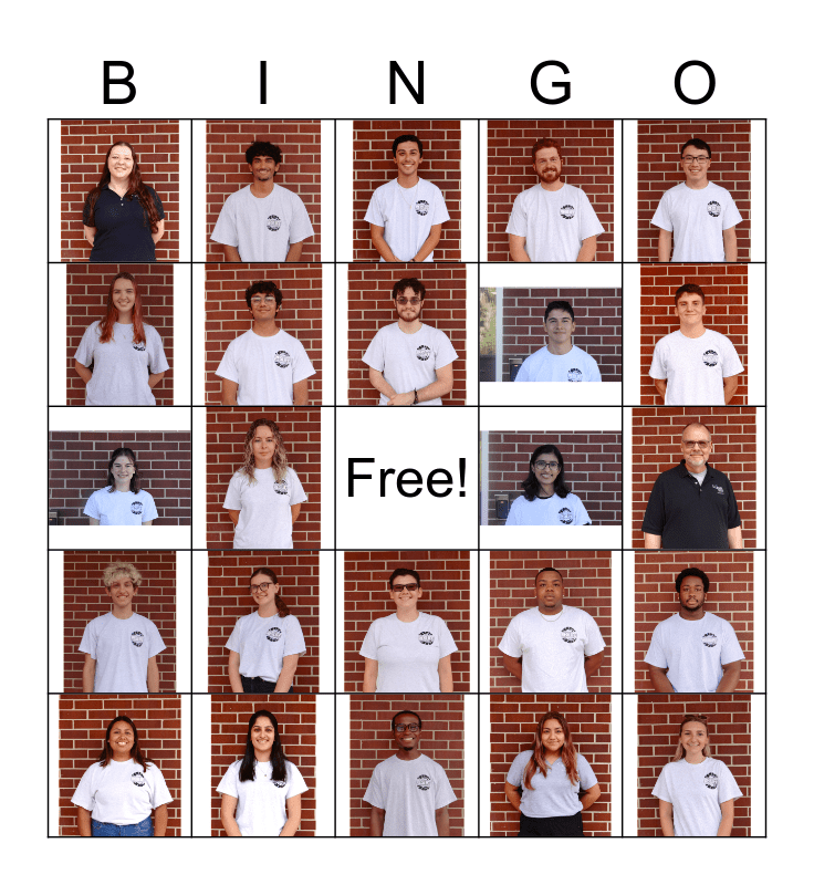 RA Bingo Card