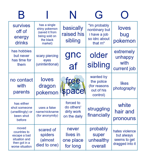 sam bingo Card