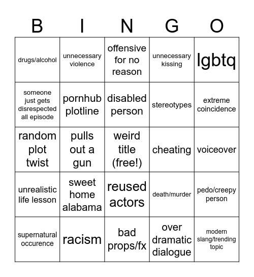 Tomorrow’s Teachings Bingo Card