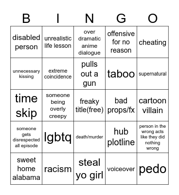 tomorrows teachings Bingo Card