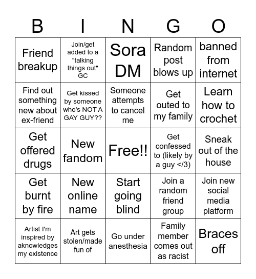 CRAWFISHY'S 2025 BINGO Card