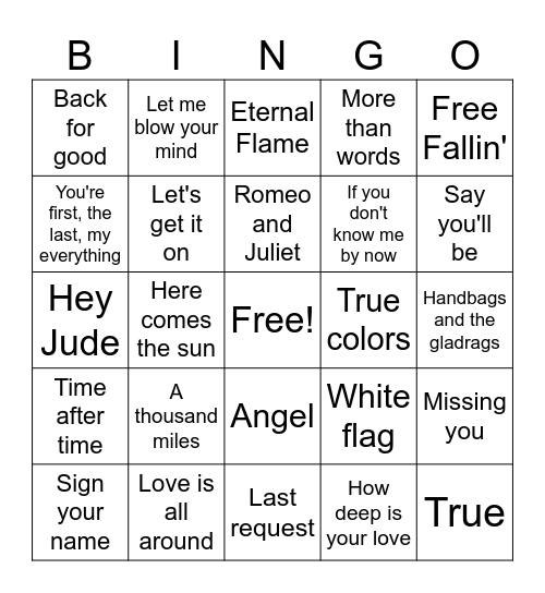 Roots music bingo 7 Bingo Card