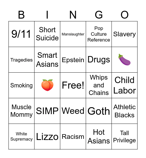 OE bingo Card