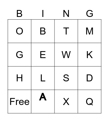 Girl VS Boy Bingo Card