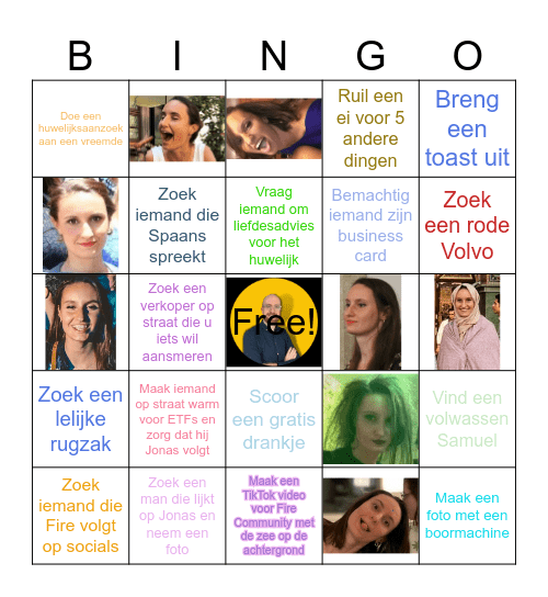Bachelorette Cipri Bingo Card