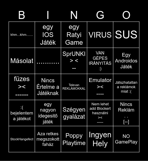 Online Bingo Card