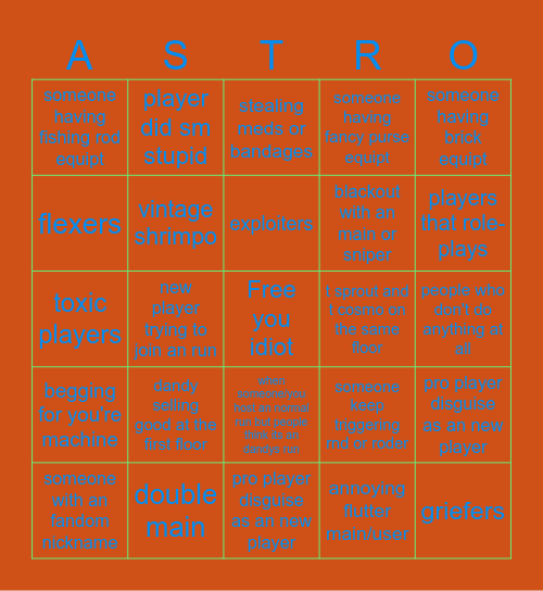 dandys world Bingo Card