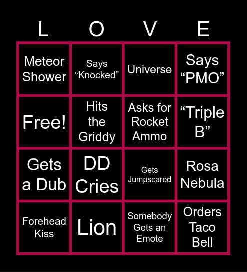 Bingo With Diabla Bingo Card