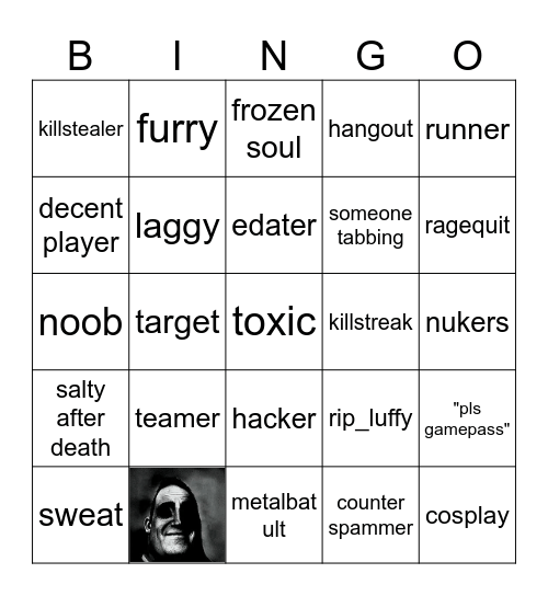 tsb bingo! Bingo Card