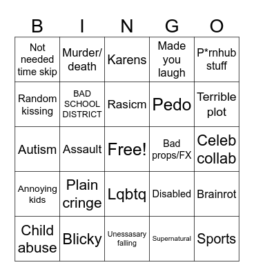 Dharman Bingo Card