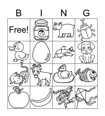 Bingo Fun Bingo Card