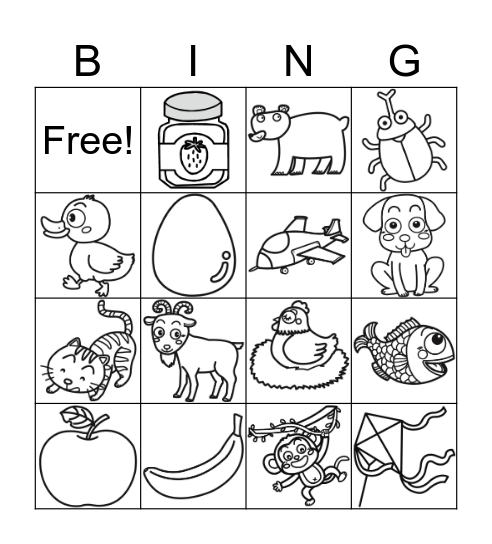Bingo Fun Bingo Card