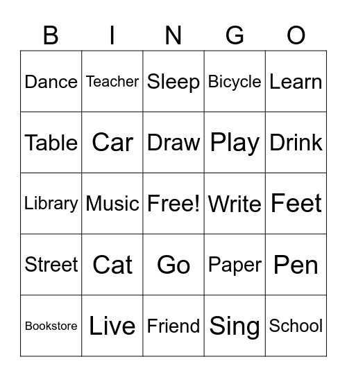 Ben jij brugklasproof? Bingo Card