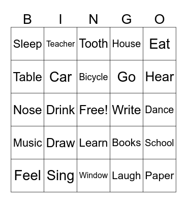 Ben jij brugklasproof? Bingo Card